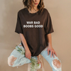 "War Bad, Boobs Good" Vintage T-Shirt – Funny Slogan Tee by Dog Mom Hat