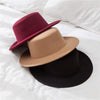 Winter Autumn Woolen Women Men Fedora Hats Fashionable Women Classic Wide Brim Fedora Hat Adjustable Big Fedoras Hat Luxury Brim Fedora Hat Summer Men Classic Hat by Stevvex