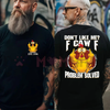 Personalized Year 1965-1980 Gen X Shirt – "Don't Like Me F*** Caw F***" Problem Solved Tee by Dog Mom Hat