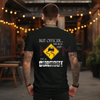 "But Officer the Sign Said Do a Burnout" Funny T-Shirt by Dog Mom Hat