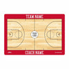 Custom WNBA Basketball Coaching Board 15.7 x 10.6 in (Classic) by Hoopsbasket.com