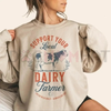 "Eat Local" Graphic Sweatshirt by Dog Mom Hat
