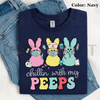 "Chillin' With My Peeps" Nurse Easter Sweatshirt by Dog Mom Hat