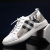 Black Mens Fashion Sneakers Breathable Skateboard Shoes High Quality Trainers Shoes Casual Genuine Leather Casual Shoes Fashion Comfortable Walking Shoes by Stevvex