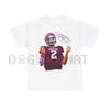 Christian Gonzalez T-Shirt – Unisex Oversized 100% Cotton Tee, Football Fan Apparel by Dog Mom Hat