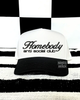 Black hombody anti social club embroidered Hat by Madness & Mayhem LLC