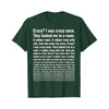 "Crazy? I Was Crazy Once." T-Shirt - Funny Trending Meme Tee, Internet Culture Apparel
