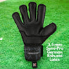 ONEKEEPER VECTOR Evolution Black Kids & Junior Goalkeepers | Removable Finger Saves | Spines Sold Separately