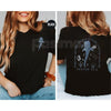 "When You Go Through Deep Waters" Christian T-Shirt - Isaiah 43:2 Inspirational Faith Tee, Scripture Verse Religious Graphic Shirt, Premium Heavyweight Hope & Encouragement Top, Minimalist Christian Gift for Women & Men, Ocean Inspired Spiritual Apparel