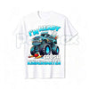 I'M Ready to Crush Kindergarten First Day Boys T-Shirt – Monster Truck Back to School Graphic Tee, Kids Unisex Cotton Shirt
