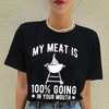 Funny Innuendo BBQ Master T-Shirt – Unisex Grilling Humor Tee by Dog Mom Hat