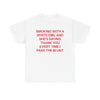 "She's Saying Thank You" T-Shirt - Funny Internet Meme Tee, Viral Humor Graphic Shirt