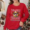 All I Want For Christmas Is Drake Maye Sweatshirt by Dog Mom Hat
