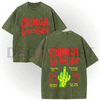 Double-Sided "Chinga La Migra" Vintage Washed Tee by Dog Mom Hat