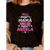 "Mejor Mamá" Mother’s Day T-Shirt – Black & Pink Letter Print Tee by Dog Mom Hat