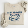"I Stand With Jimmy Kimmel" T-Shirt – Free Speech Sweatshirt by Dog Mom Hat