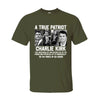 Charlie Kirk Patriotic T-Shirt - "The Greatness of Our Nation" Quote Tee, American Political Apparel