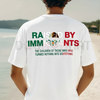 Raised By Immigrants Shirt – Cultural Pride Dual Heritage Tee, First Generation American Statement Top, Unisex by Dog Mom Hat