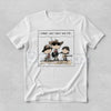 "I FORGET WHAT EIGHT WAS FOR" Funny Cartoon Cowboy Band T-Shirt - Absurdist Quote Meme Tee, Western Humor Statement Shirt, Niche Comedy Apparel