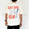 Cat Dad Club T-Shirt – Funny Back Design Tee by Dog Mom Hat