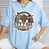 CTT Oil Exploration & Cattle T-Shirt – West Texas Oilfield Graphic Tee by Dog Mom Hat