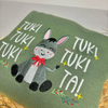 "Mi Burrito Sabanero Tuki Tuki" Embroidered Christmas Sweatshirt by Dog Mom Hat