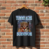 "Tummy Ache Survivor" Funny Cat Shirt by Dog Mom Hat