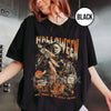 Retro Michael Myers T-shirt – Distressed Horror Movie Shirt, Vintage Halloween Grunge Tee, Spooky Aesthetic Fall Apparel