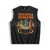 Vintage Acid Wash Fantasy Dragon Tabletop RPG Graphic Tank Top – D&D Dungeon Master Sleeveless Shirt, Retro Mythical Dragon Lightweight Cotton Unisex Top