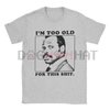 Roger Murtaugh "Too Old For This" T-Shirt – Men's Pure Cotton Funny Movie Tee by Dog Mom Hat