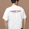 "I Want You I Just Can't Flirt" T-Shirt by Dog Mom Hat