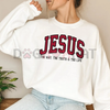Christian Sweatshirt – Trendy Crewneck Jesus Sweatshirt Faith by Dog Mom Hat