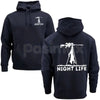 Coyote Night Life Hunting Hoodie – Predator Hunter Graphic Pullover, Night Vision & Thermal Hunting Gear, Men’s Rugged Outdoor Streetwear