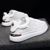 New Fashion White High Quality Women's White Thick Soled Sports Casual Couple Shoes Summer Lace-Up Trainers Gym Tennis Running Breathable High Quality Sneakers by Stevvex