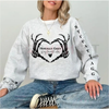 "Morally Grey" Dark Romance Sweatshirt – Bookish Fandom Reader Crewneck by Dog Mom Hat