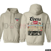Vintage Coors Banquet Truck Hoodie – Cozy Fall Essential Beer Fan Country Pullover by Dog Mom Hat