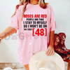 "Red Roses Are Fake" First 48 T-Shirt by Dog Mom Hat