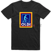 Men's Funny "Oldi" Parody T-Shirt – Golf Gift for Dad, Unisex, Casual Regular Fit Tee by Dog Mom Hat