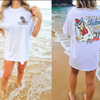 "EGGS" Heather Navy T-Shirt – Unisex Graphic Tee, Casual & Comfortable Cotton Blend Top by Dog Mom Hat