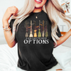 'A Girl Gotta Have Options' Witches Halloween Shirt – Retro Halloween T-Shirt, Funny Empowered Witch Tee by Dog Mom Hat