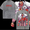 Thragg The Conqueror Viltrumite War T-Shirt – Invincible Comic Double-Sided Print, Oversize Acid Washed Lightweight Cotton Tee