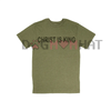 "Christ Is King" Tee – Unisex Christian T-Shirt, Faith-Based Apparel, Religious Statement Top by Dog Mom Hat