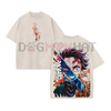 Retro Limited Kamado Tanjiro Demon Slayer T-Shirt by Dog Mom Hat