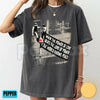 Comfort Colors® "When The Power Of Love Beats The Love Of Power" T-Shirt – Retro Aesthetic Peace Banner Graphic Tee, Viral Inspirational Quote Unisex Top