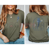 "When You Go Through Deep Waters" Christian Tee – Isaiah 43:2 Scripture Shirt by Dog Mom Hat