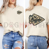 Arrowhead Classic Deer Camo Short Sleeve Tee by Dog Mom Hat