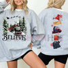 Polar Express "Believe" 2 Sides Sweatshirt by Dog Mom Hat