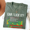 "Can I Lick It" Periodic Table Shirt – Funny Chemistry Elements Science Tee by Dog Mom Hat