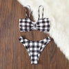 New Trend Black And White Bikini Set Swimsuit Women Bikini Swimwear Female Halter Top Bathing Suit Swimming Wear Bikini High Cut Swimsuit High by Stevvex