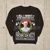 MGK "All I Want For Xmas" Sweatshirt – Machine Gun Kelly Music Holiday Crewneck